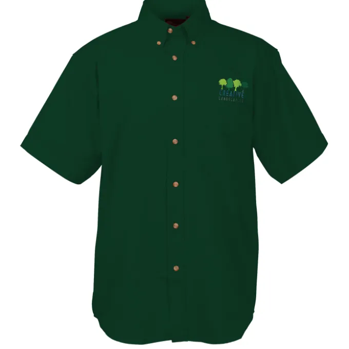 Blue Generation Fine SS Twill Shirt - Men's