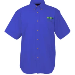 Blue Generation Fine SS Twill Shirt - Men's