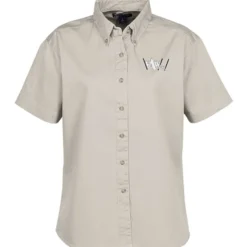 Blue Generation Fine SS Twill Shirt - Ladies'