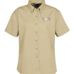 Blue Generation Fine SS Twill Shirt - Ladies'