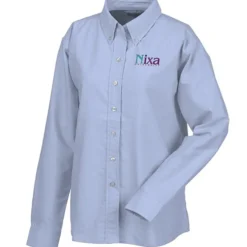 Blue Generation Long Sleeve Oxford - Ladies' - Solid