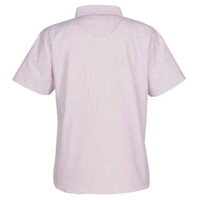 Blue Generation Short Sleeve Oxford - Ladies' - Stripes