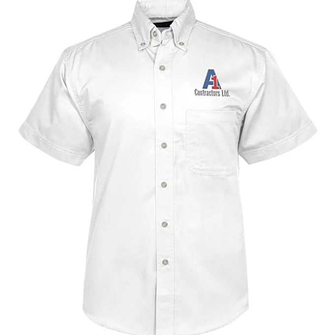 Blue Generation SS Stain-Resistant Twill Shirt - Men's