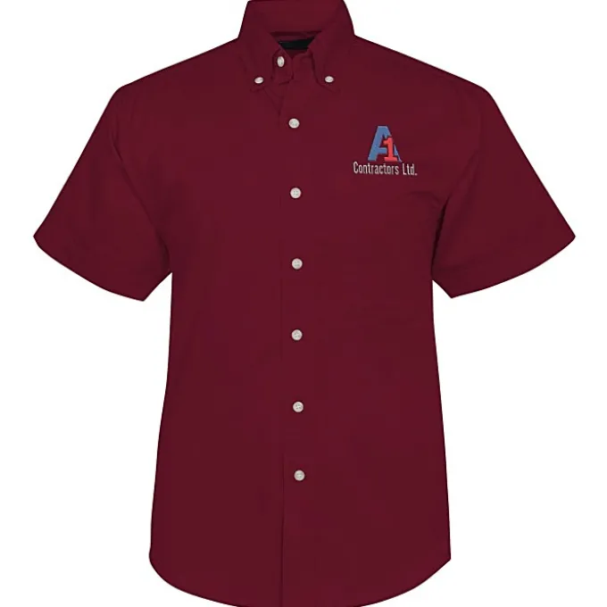 Blue Generation SS Stain-Resistant Twill Shirt - Men's