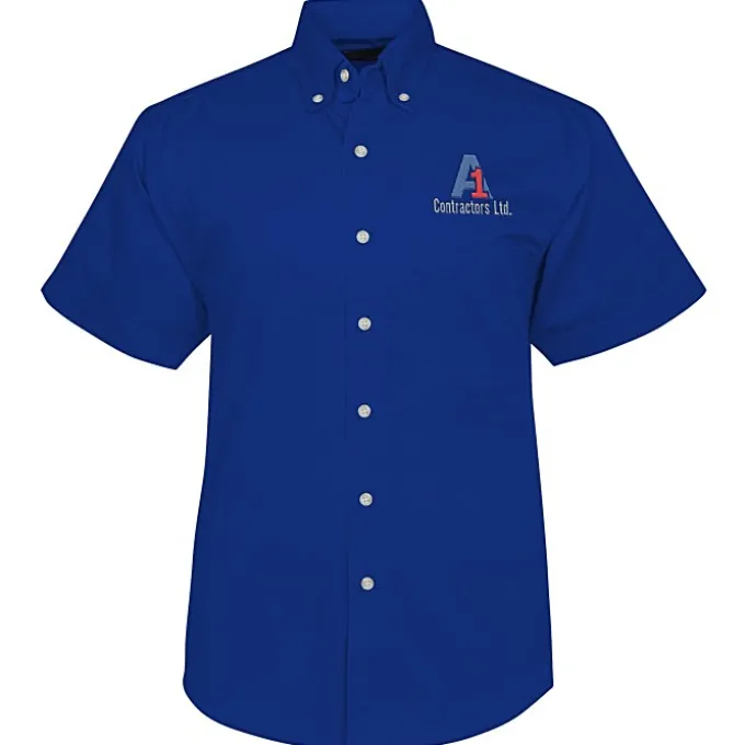 Blue Generation SS Stain-Resistant Twill Shirt - Men's