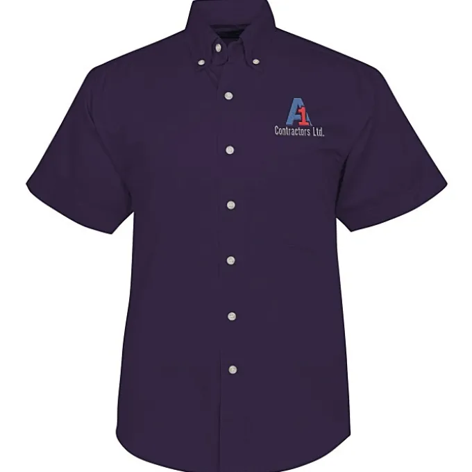 Blue Generation SS Stain-Resistant Twill Shirt - Men's