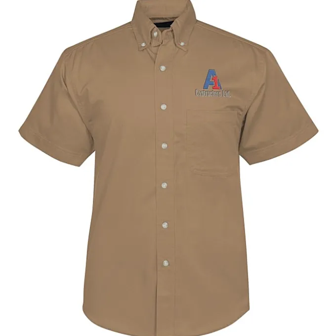 Blue Generation SS Stain-Resistant Twill Shirt - Men's