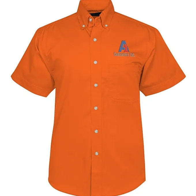 Blue Generation SS Stain-Resistant Twill Shirt - Men's