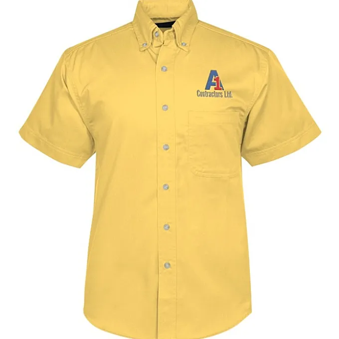 Blue Generation SS Stain-Resistant Twill Shirt - Men's