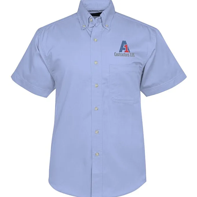 Blue Generation SS Stain-Resistant Twill Shirt - Men's