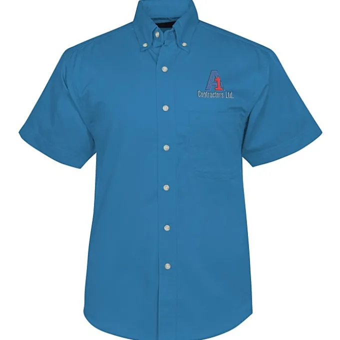 Blue Generation SS Stain-Resistant Twill Shirt - Men's