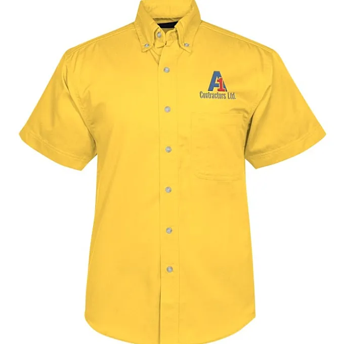 Blue Generation SS Stain-Resistant Twill Shirt - Men's