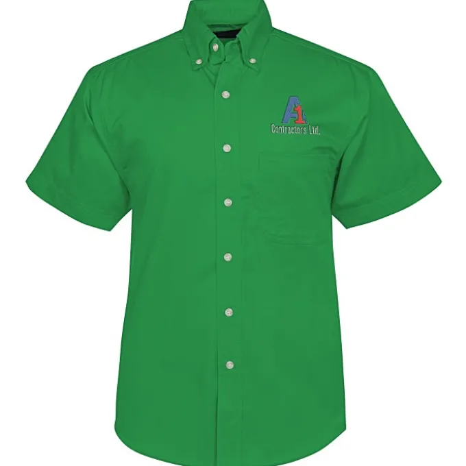 Blue Generation SS Stain-Resistant Twill Shirt - Men's