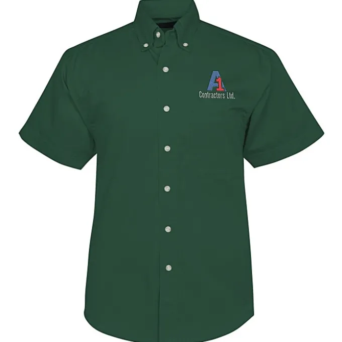 Blue Generation SS Stain-Resistant Twill Shirt - Men's