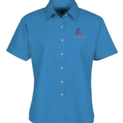 Blue Generation SS Stain-Resistant Twill Shirt - Ladies'