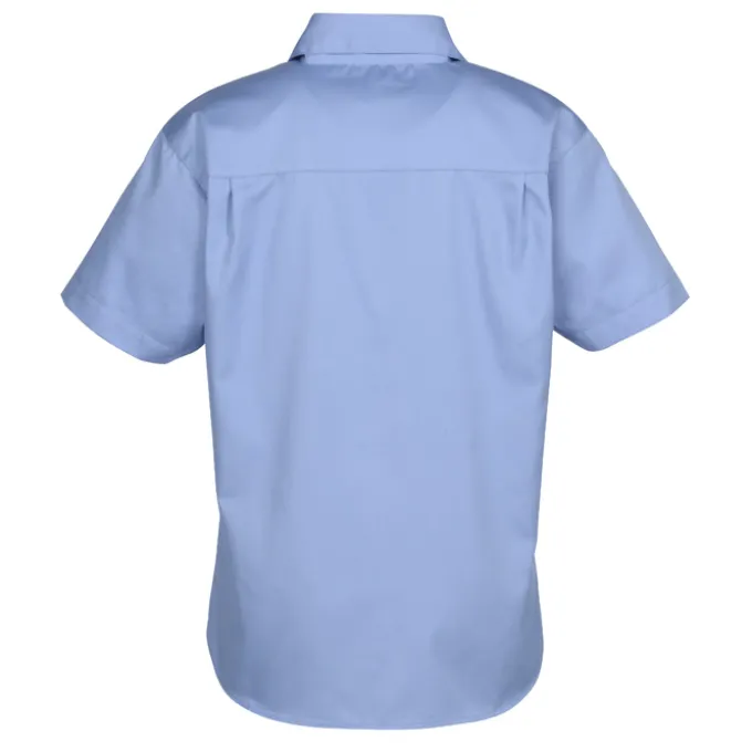 Blue Generation SS Stain-Resistant Twill Shirt - Ladies'