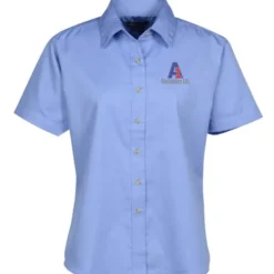 Blue Generation SS Stain-Resistant Twill Shirt - Ladies'