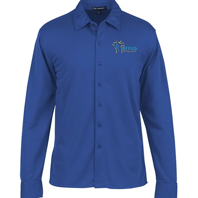Blue Generation Stretch Knit Shirt - Men's
