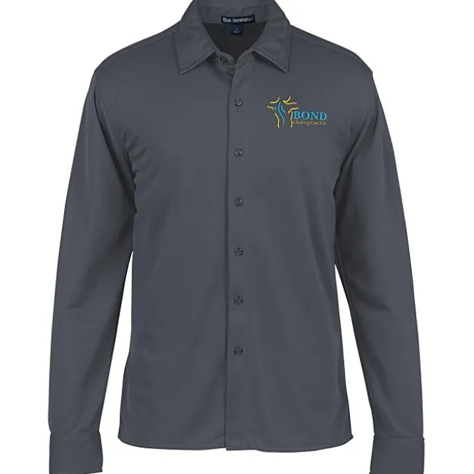 Blue Generation Stretch Knit Shirt - Men's