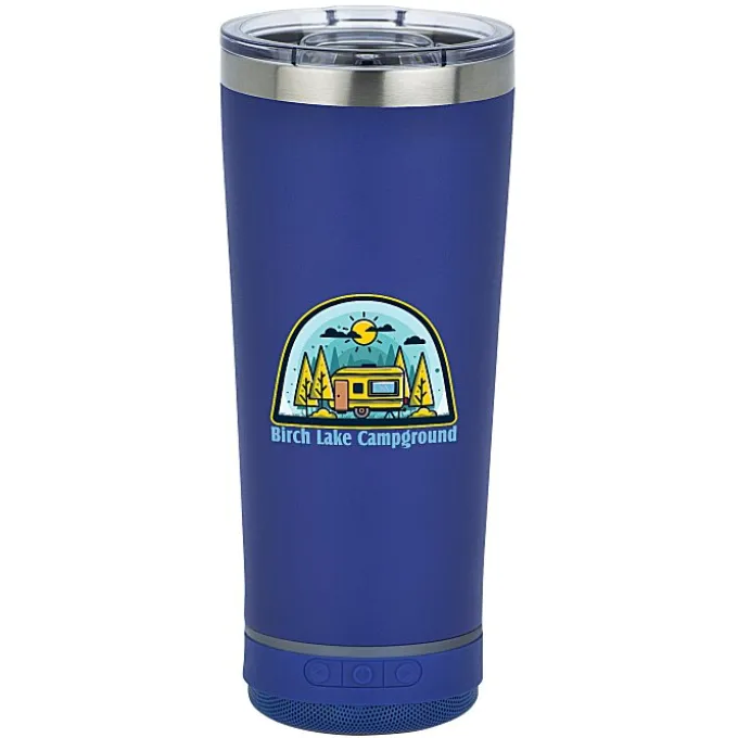 Bluetooth Speaker Vacuum Tumbler - 18 oz
