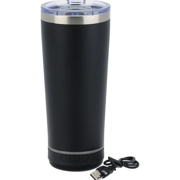 Bluetooth Speaker Vacuum Tumbler - 18 oz