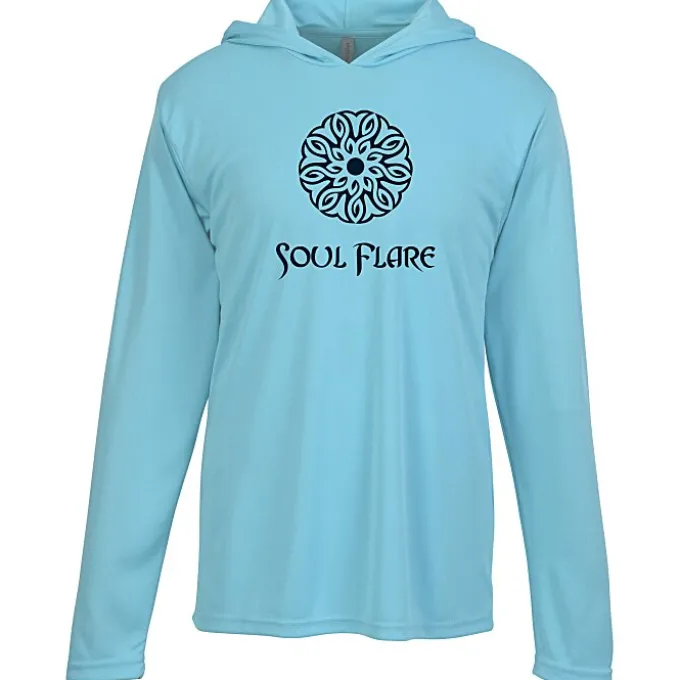 BLU-X-DRI Legend Long Sleeve Hooded T-Shirt