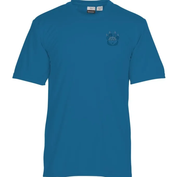 BLU-X-DRI Stain Release Performance T-Shirt - Men's - Embroidered