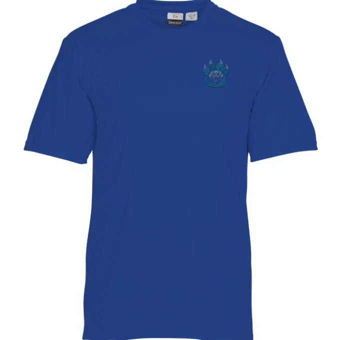 BLU-X-DRI Stain Release Performance T-Shirt - Men's - Embroidered