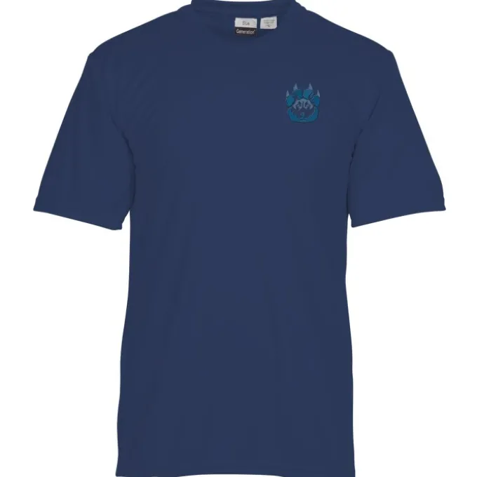 BLU-X-DRI Stain Release Performance T-Shirt - Men's - Embroidered