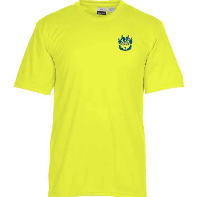 BLU-X-DRI Stain Release Performance T-Shirt - Men's - Embroidered