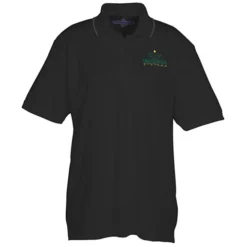 BLU-X-DRI Stain Release Performance Tipped Polo - Ladies'