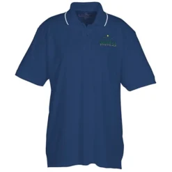 BLU-X-DRI Stain Release Performance Tipped Polo - Ladies'