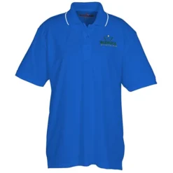 BLU-X-DRI Stain Release Performance Tipped Polo - Ladies'