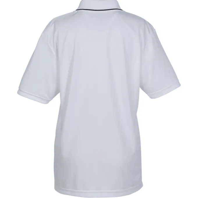 BLU-X-DRI Stain Release Performance Tipped Polo - Ladies'