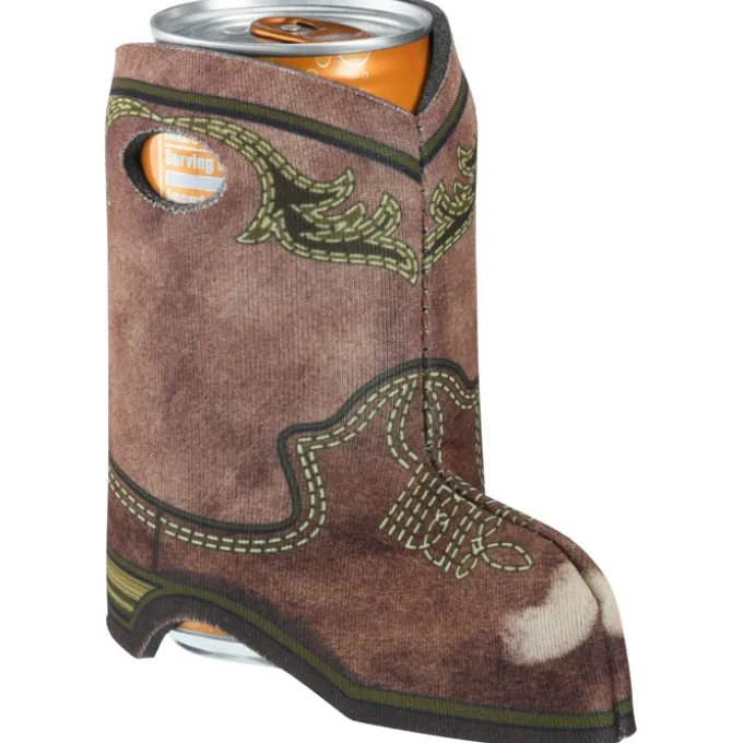Boot Pocket Can Holder - Full Color - Cowboy Boot