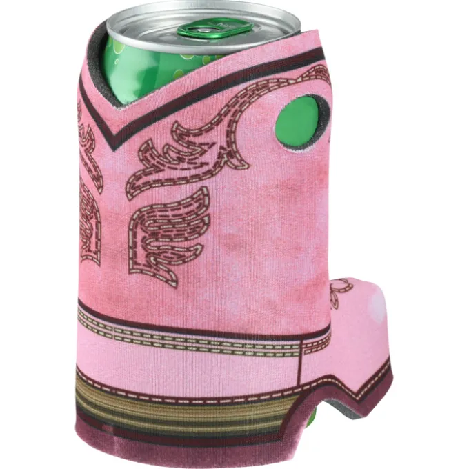 Boot Pocket Can Holder - Full Color - Cowboy Boot