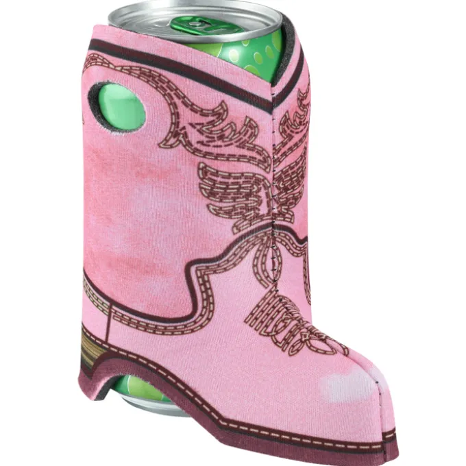 Boot Pocket Can Holder - Full Color - Cowboy Boot