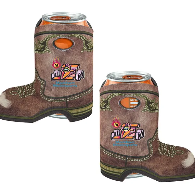 Boot Pocket Can Holder - Full Color - Cowboy Boot