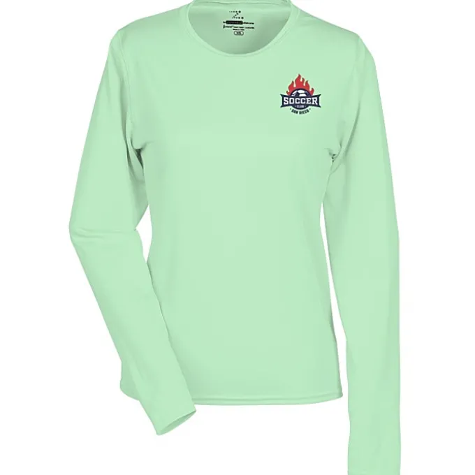 Boston Long Sleeve Training Tech Tee - Ladies' - Embroidered