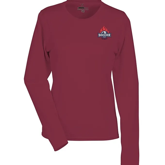 Boston Long Sleeve Training Tech Tee - Ladies' - Embroidered
