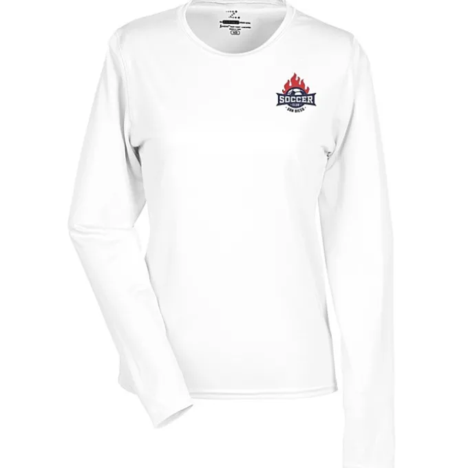 Boston Long Sleeve Training Tech Tee - Ladies' - Embroidered