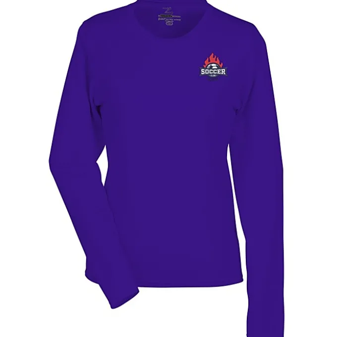 Boston Long Sleeve Training Tech Tee - Ladies' - Embroidered