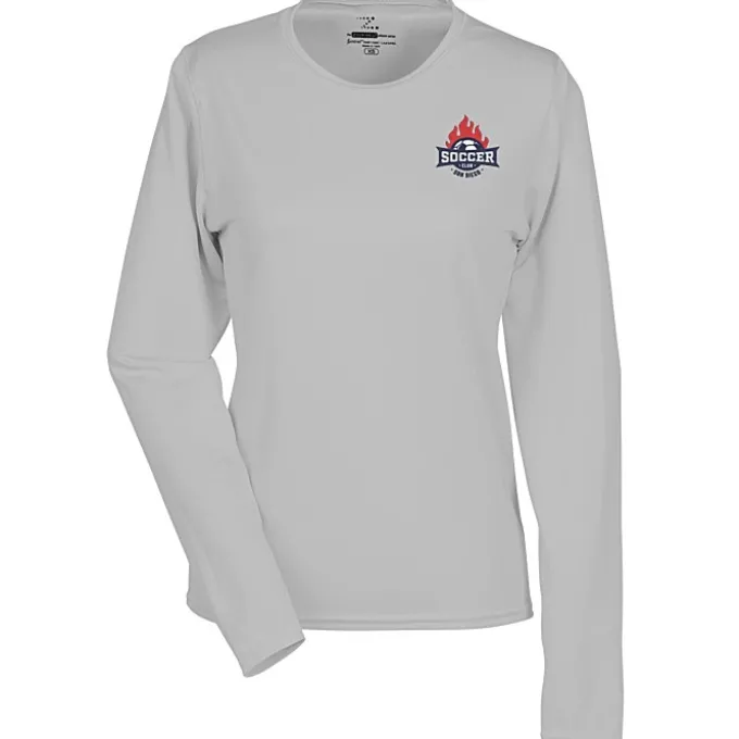 Boston Long Sleeve Training Tech Tee - Ladies' - Embroidered