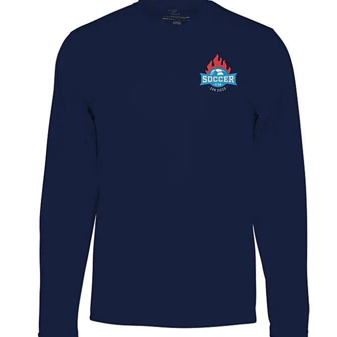 Boston Long Sleeve Training Tech Tee - Men's - Embroidered