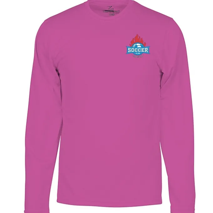 Boston Long Sleeve Training Tech Tee - Men's - Embroidered