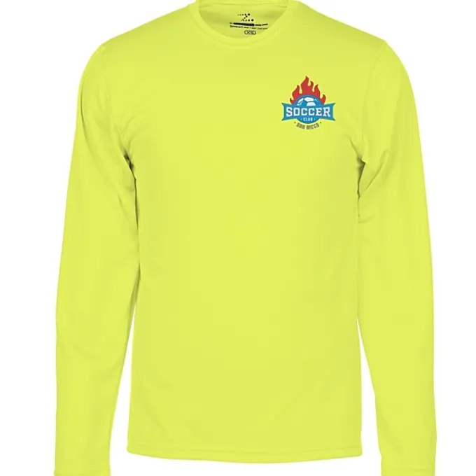 Boston Long Sleeve Training Tech Tee - Men's - Embroidered