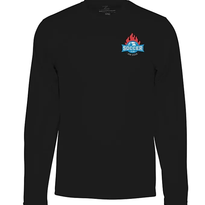 Boston Long Sleeve Training Tech Tee - Men's - Embroidered