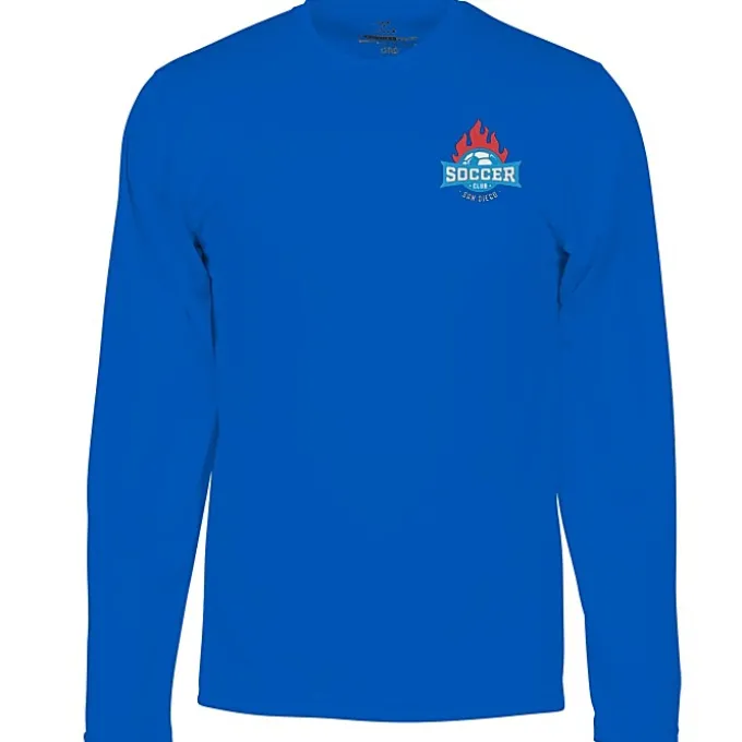 Boston Long Sleeve Training Tech Tee - Men's - Embroidered
