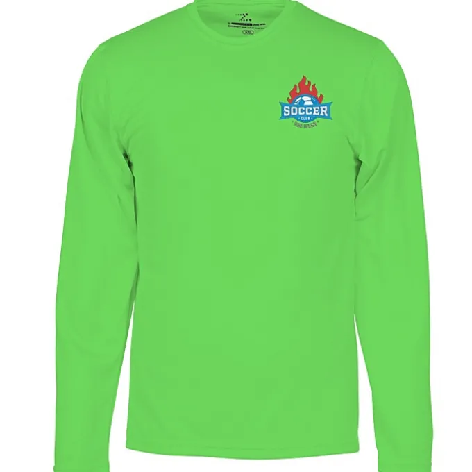 Boston Long Sleeve Training Tech Tee - Men's - Embroidered