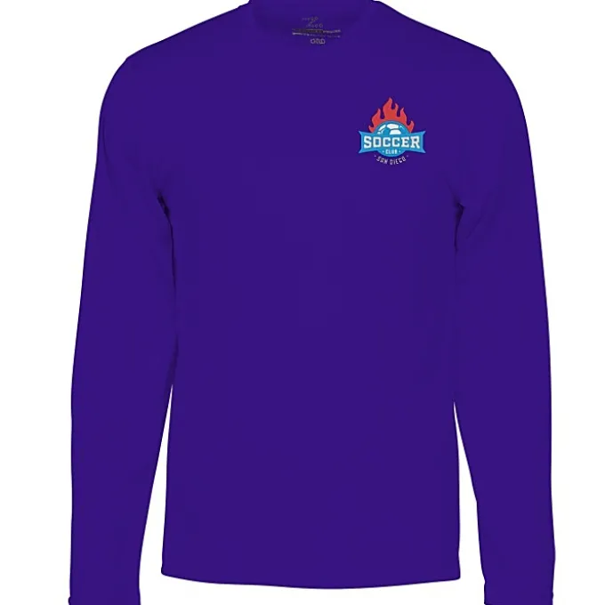 Boston Long Sleeve Training Tech Tee - Men's - Embroidered
